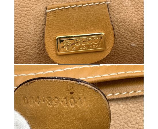 GUCCI Borsa a Tracolla Vintage in Tela Col. Beige Ophidia S