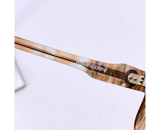 YVES SAINT LAURENT Occhiali da Sole Vintage in Acetato Col. Marrone