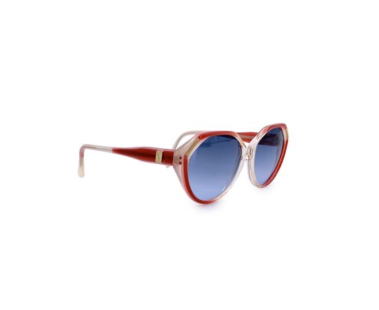 YVES SAINT LAURENT Occhiali da Sole Vintage in Acetato Col. Rosso
