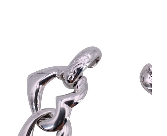 YVES SAINT LAURENT Bracciale Vintage in Metallo Col. Argento