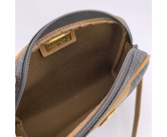 DIOR Borsa a Tracolla Vintage in Tela Col. Grigio - S