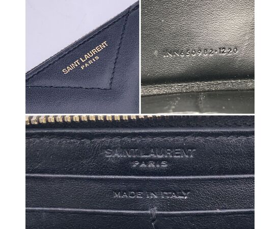 SAINT LAURENT Portafoglio in Pelle Col. Nero M
