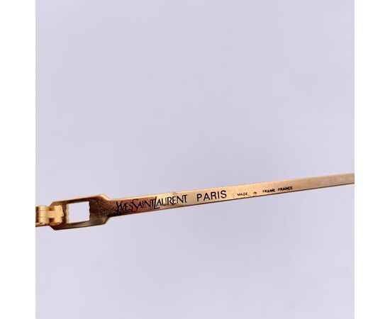 YVES SAINT LAURENT Occhiali da Sole Vintage in Acetato Col. Marrone