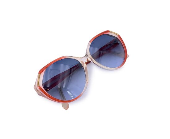 YVES SAINT LAURENT Occhiali da Sole Vintage in Acetato Col. Rosso