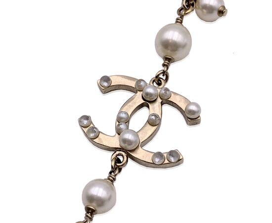 CHANEL Collana in Metallo Col. Oro CC