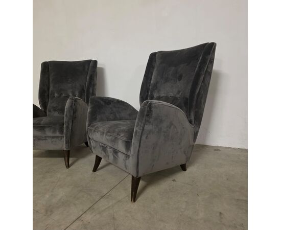 Pair of Gio Ponti Armchairs for Isa Bergamo