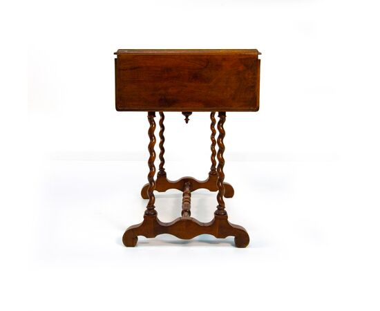 Small mahogany flap desk, 19th century