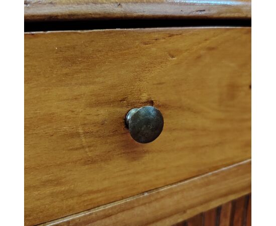 Cherry shutter bedside table