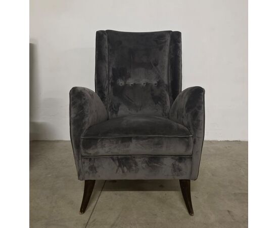 Pair of Gio Ponti Armchairs for Isa Bergamo