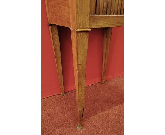 Cherry shutter bedside table