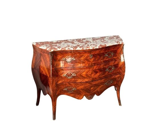 
Cassettone e Comodini in Legno di Ebano del XIX Secolo