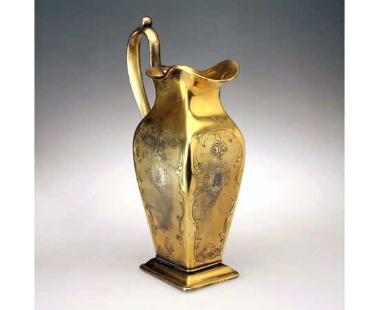 Brocca in Argento Vermeil Louis Ainé Aucoc Francia Seconda Metà '800