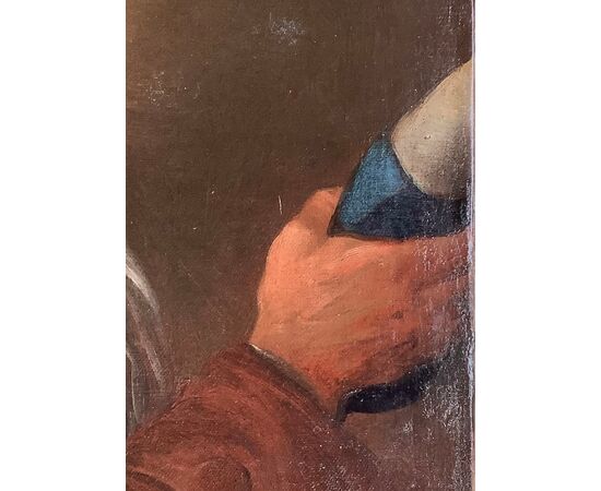 Ritratto di uomo di mezza età, con gobba