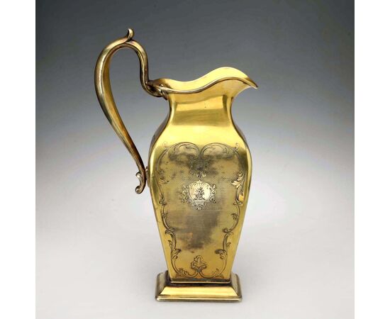 Brocca in Argento Vermeil Louis Ainé Aucoc Francia Seconda Metà '800