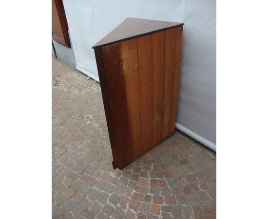 ANGOLIERA IN NOCE CON UNA PORTA EPOCA 800 cm L85xLato57xLato62