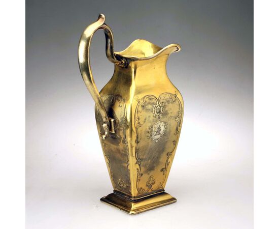 Brocca in Argento Vermeil Louis Ainé Aucoc Francia Seconda Metà '800