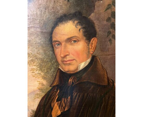 Raffinato ritratto maschile