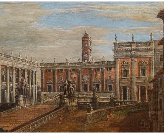 Salvatore Colonnelli Sciarra (attivo nella prima metà del XVIII secolo), Vista del Campidoglio
