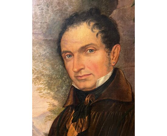 Raffinato ritratto maschile