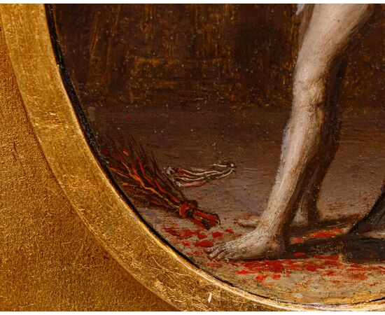 Seguace di Abraham van Diepenbeeck, XVII secolo, Cristo alla Colonna