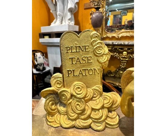 
Orologio Impero da tavolo in bronzo dorato