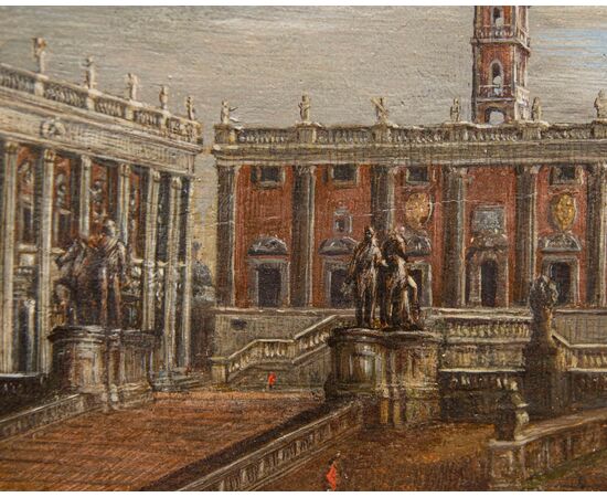 Salvatore Colonnelli Sciarra (attivo nella prima metà del XVIII secolo), Vista del Campidoglio