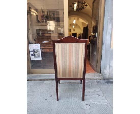 Coppia di poltrone in legno di mogano