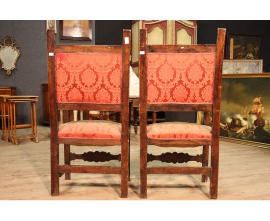 Interesting pair of thrones of the nineteenth century central Italy