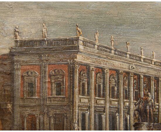 Salvatore Colonnelli Sciarra (attivo nella prima metà del XVIII secolo), Vista del Campidoglio