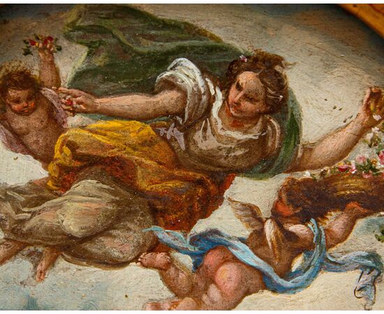 Scuola francese, XVII secolo, Allegorie dei quattro elementi