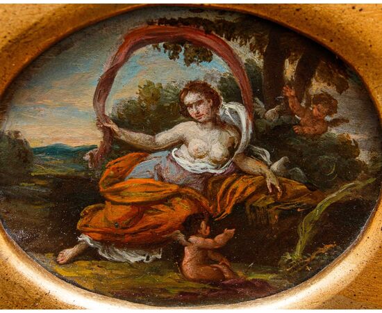 Scuola francese, XVII secolo, Allegorie dei quattro elementi