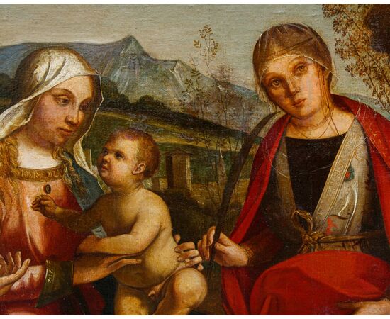 XIX secolo, da Boccaccio Boccaccino, Sposalizio mistico di Santa Caterina