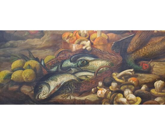 LARGE STILL LIFE - FLEMISH AREA - EARLY 20TH CENTURY