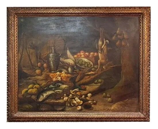 LARGE STILL LIFE - FLEMISH AREA - EARLY 20TH CENTURY