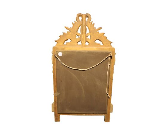 Specchiera in legno dorato in stile Luigi XVI – Francia, seconda metà XIX secolo