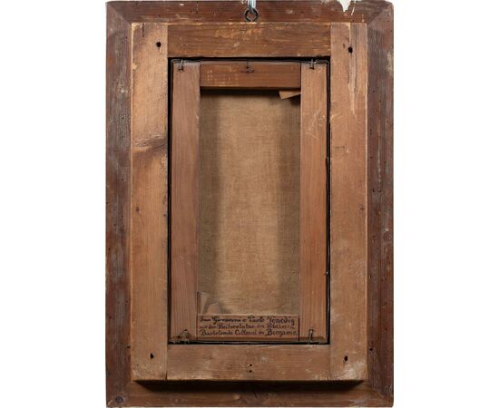 Pittore veneziano (datato 1892) - Venezia, veduta del campo SS. Giovanni e Paolo con la statua del Colleoni.