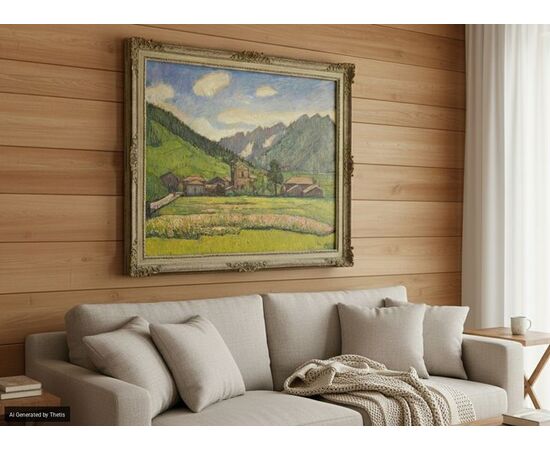 Arturo Tosi (Busto Arsizio, 1871 - Milano, 1956) "Barzesto", 1923