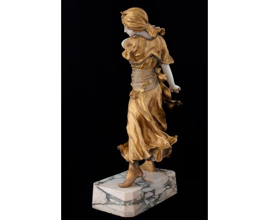 Fortunato Gory (Florence 1869 ca.- Paris 1925), "Oriental Dancer"