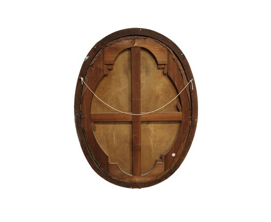 Oil on canvas portrait of a girl in Art Nouveau style - 20th century