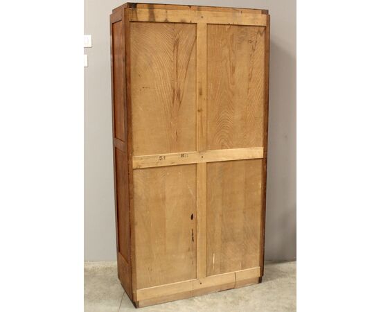 Antico classificatore archivio schedario serranda in rovere