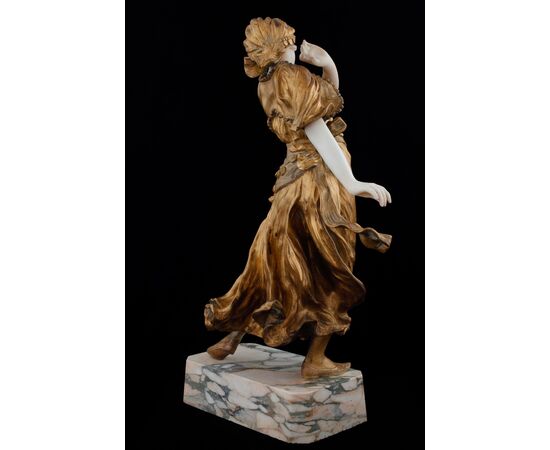 Fortunato Gory (Florence 1869 ca.- Paris 1925), "Oriental Dancer"