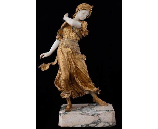 Fortunato Gory (Florence 1869 ca.- Paris 1925), "Oriental Dancer"