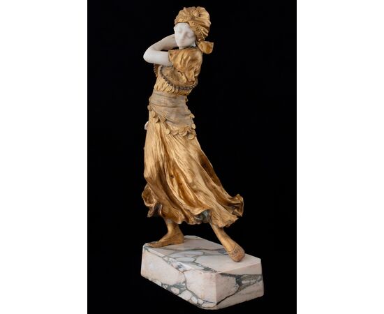 Fortunato Gory (Florence 1869 ca.- Paris 1925), "Oriental Dancer"