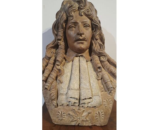 COPPIA DI BUSTI IN TERRACOTTA PRIMI DEL XVIII SECOLO