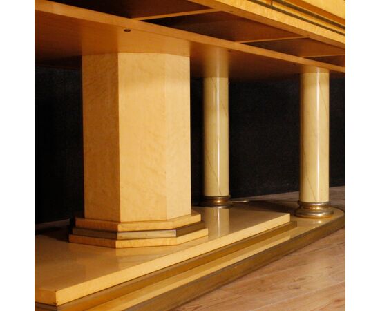 Italian conference table in exotic wood