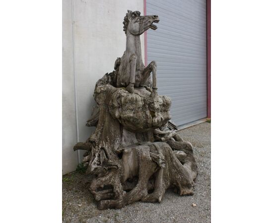 Scultura asiatica raffigurante "Cavallo"