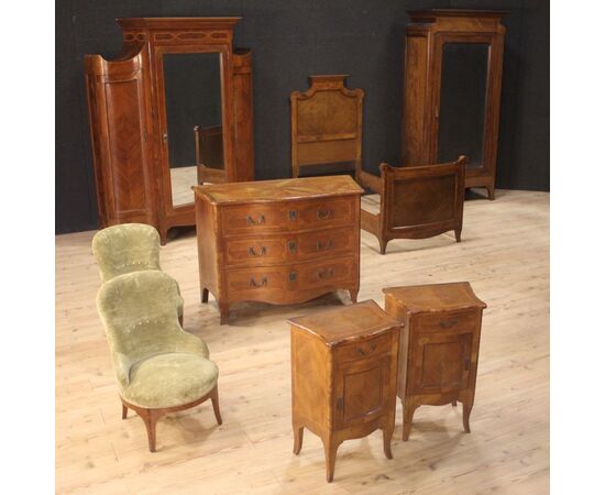 Inlaid dresser in Louis XV style from the 20th century