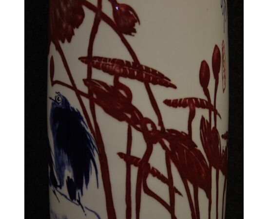 Chinese ceramic vase with landscape