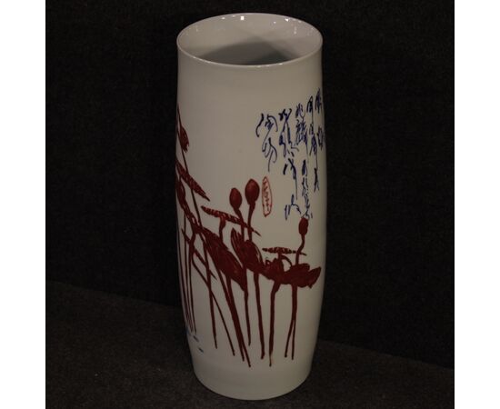 Chinese ceramic vase with landscape