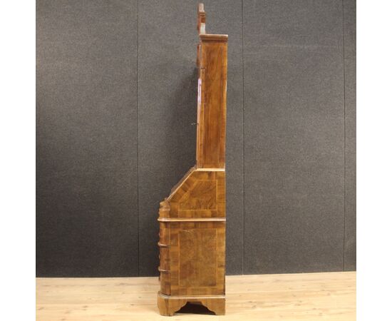 Trumeau doppio corpo veneto in legno del XX secolo